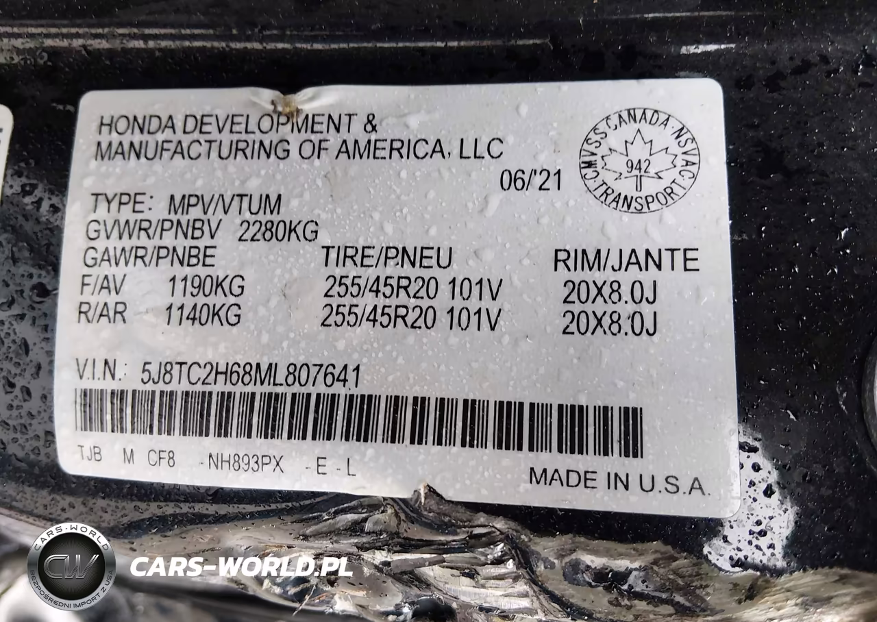 2021 Acura Rdx A-Spec Package VIN:5J8TC2H68ML807641 - 9