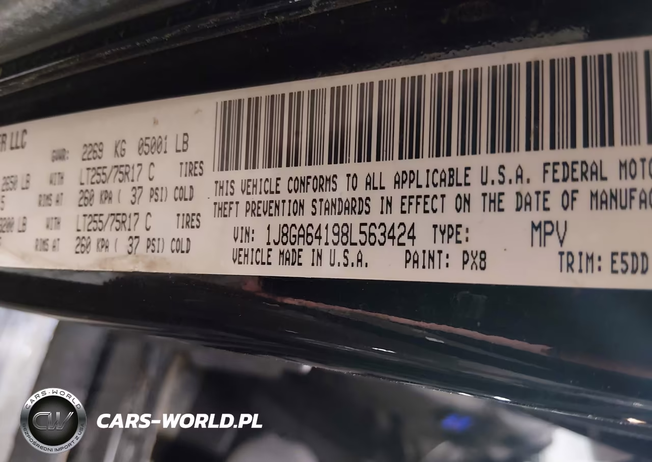 2008 Jeep Wrangler Rubicon VIN:1J8GA64198L563424 - 9