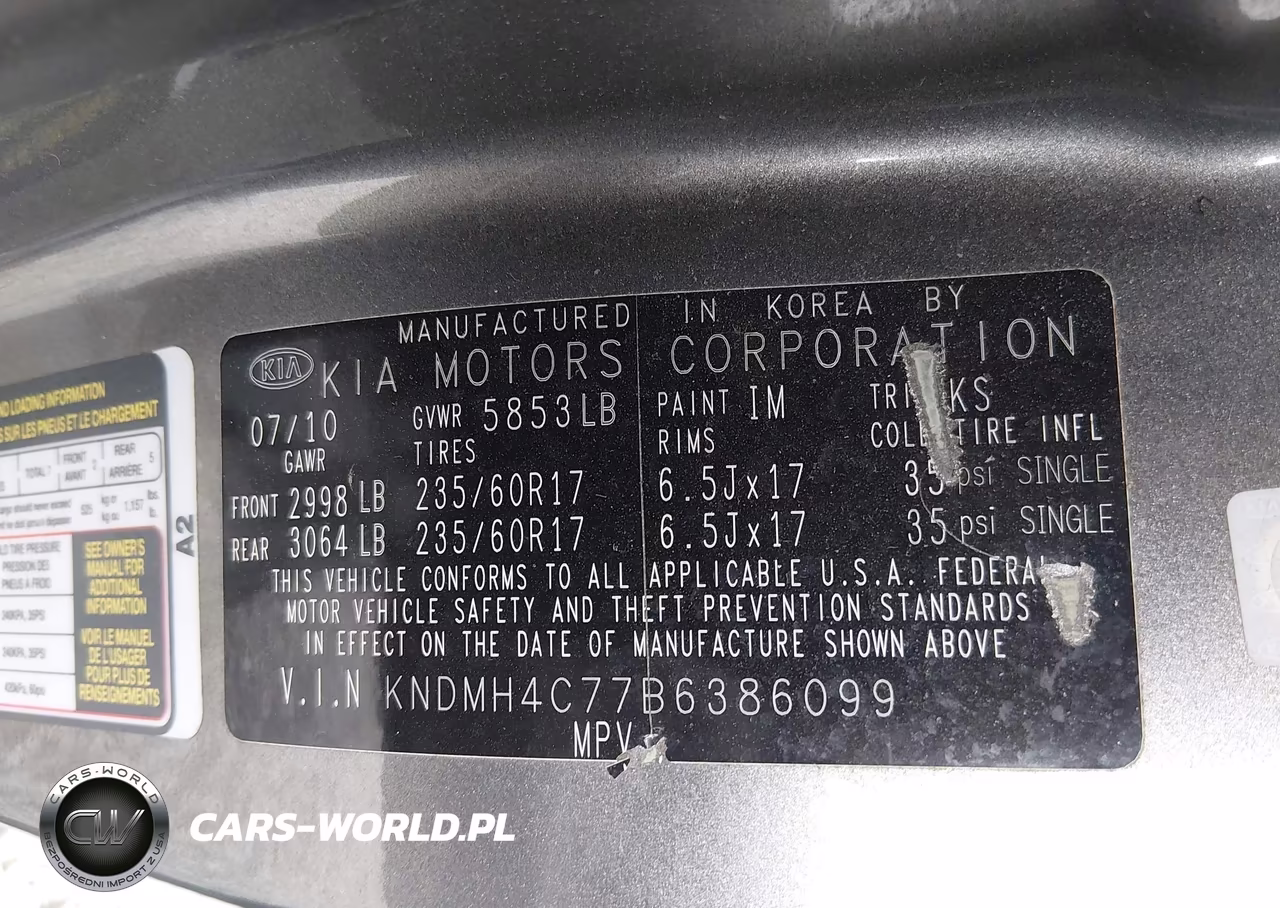 2011 Kia Sedona Ex VIN:KNDMH4C77B6386099 - 9