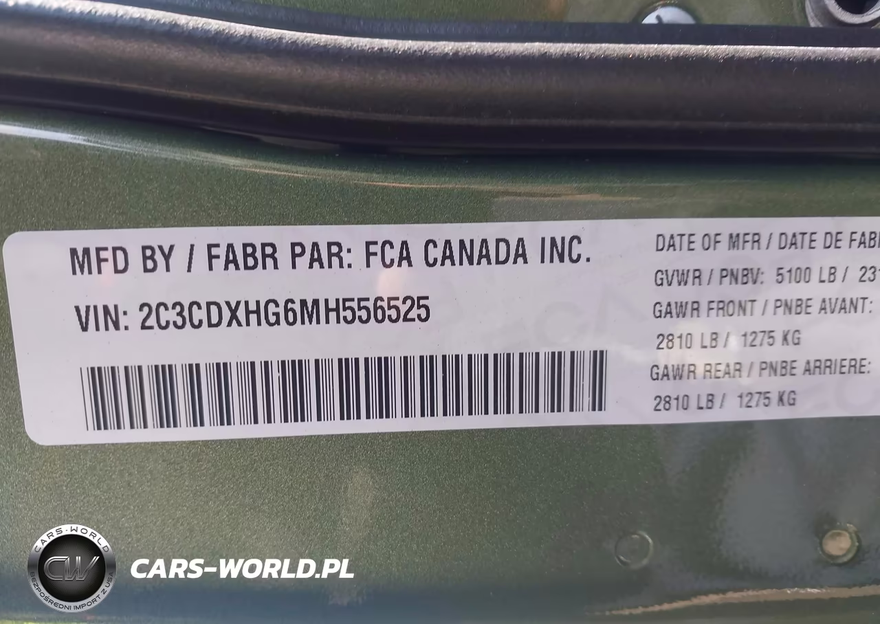 2021 Dodge Charger Gt VIN:2C3CDXHG6MH556525 - 9