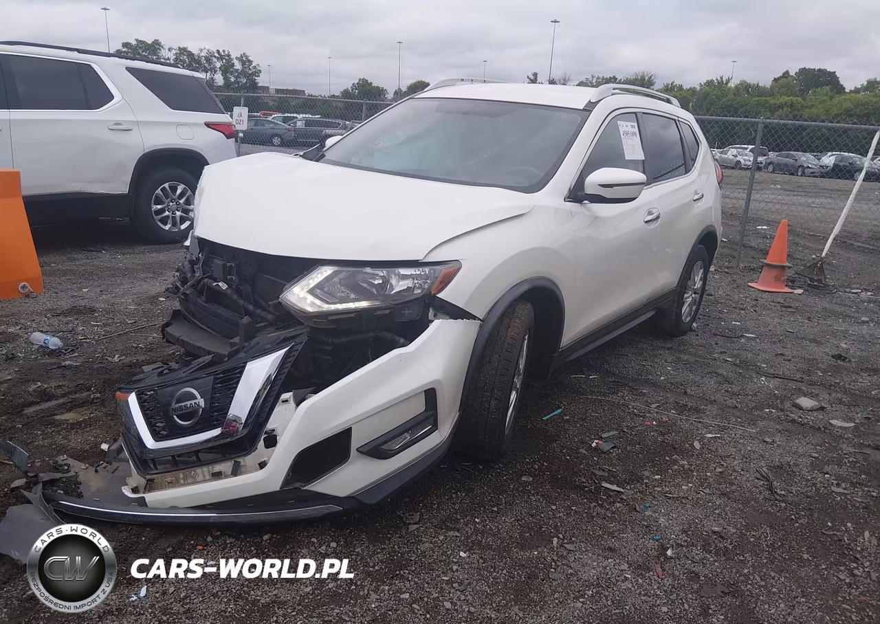 2017 Nissan Rogue Sv VIN:KNMAT2MT3HP612062 - 2