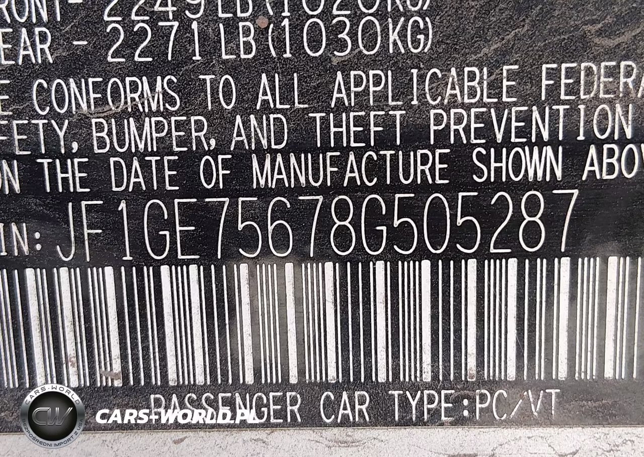 2008 Subaru Impreza (Ny-Nj) Wrx W-Premium Pkg VIN:JF1GE75678G505287 - 9