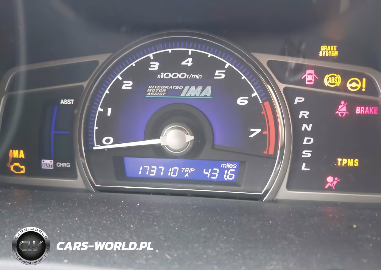 2008 Honda Civic Hybrid VIN:JHMFA36268S010838 - 7