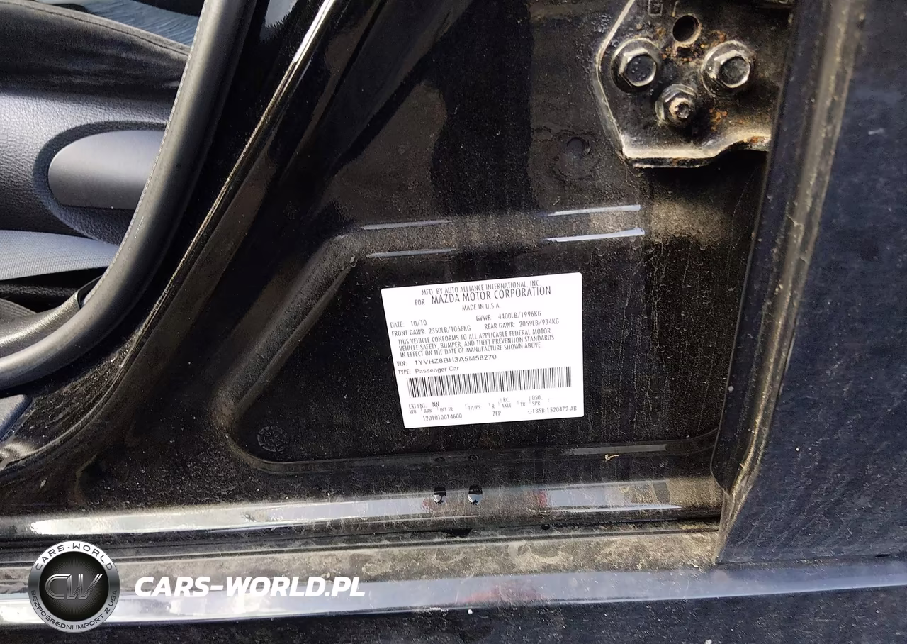 2010 Mazda Mazda6 I Sport VIN:1YVHZ8BH3A5M58270 - 9