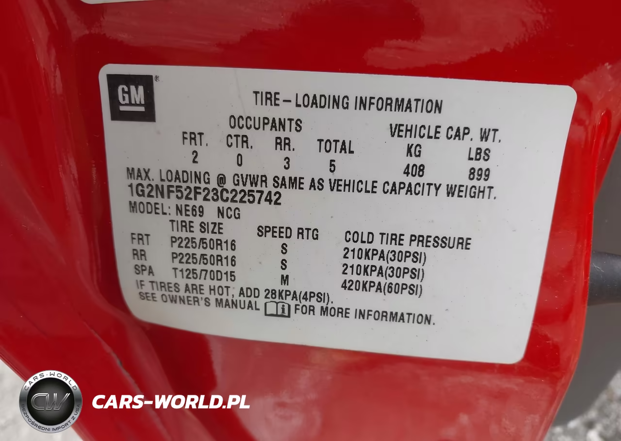 2003 Pontiac Grand Am Se1 VIN:1G2NF52F23C225742 - 9