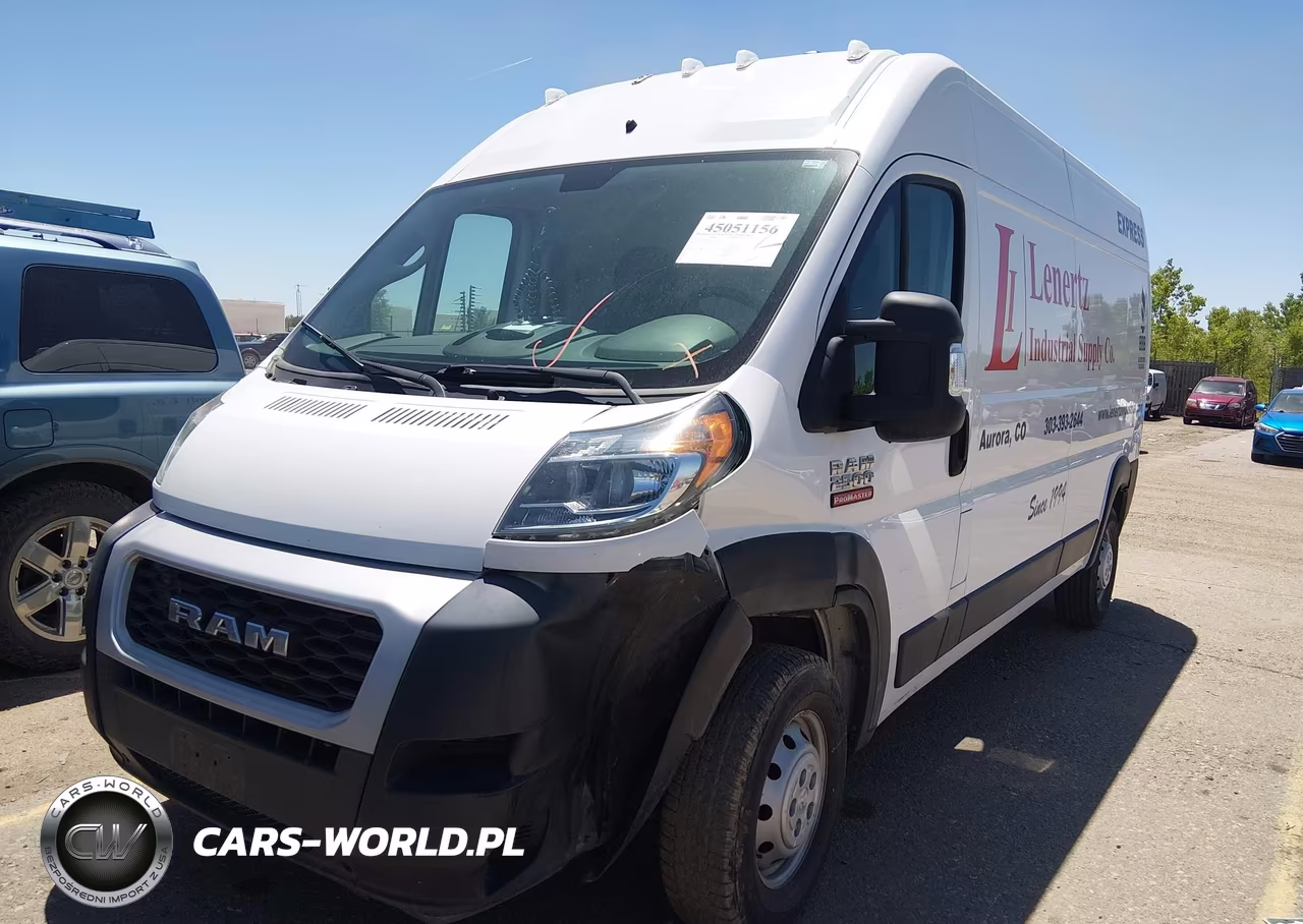 2019 Ram Promaster 2500 High Roof 159 Wb VIN:3C6TRVDG2KE502436 - 2