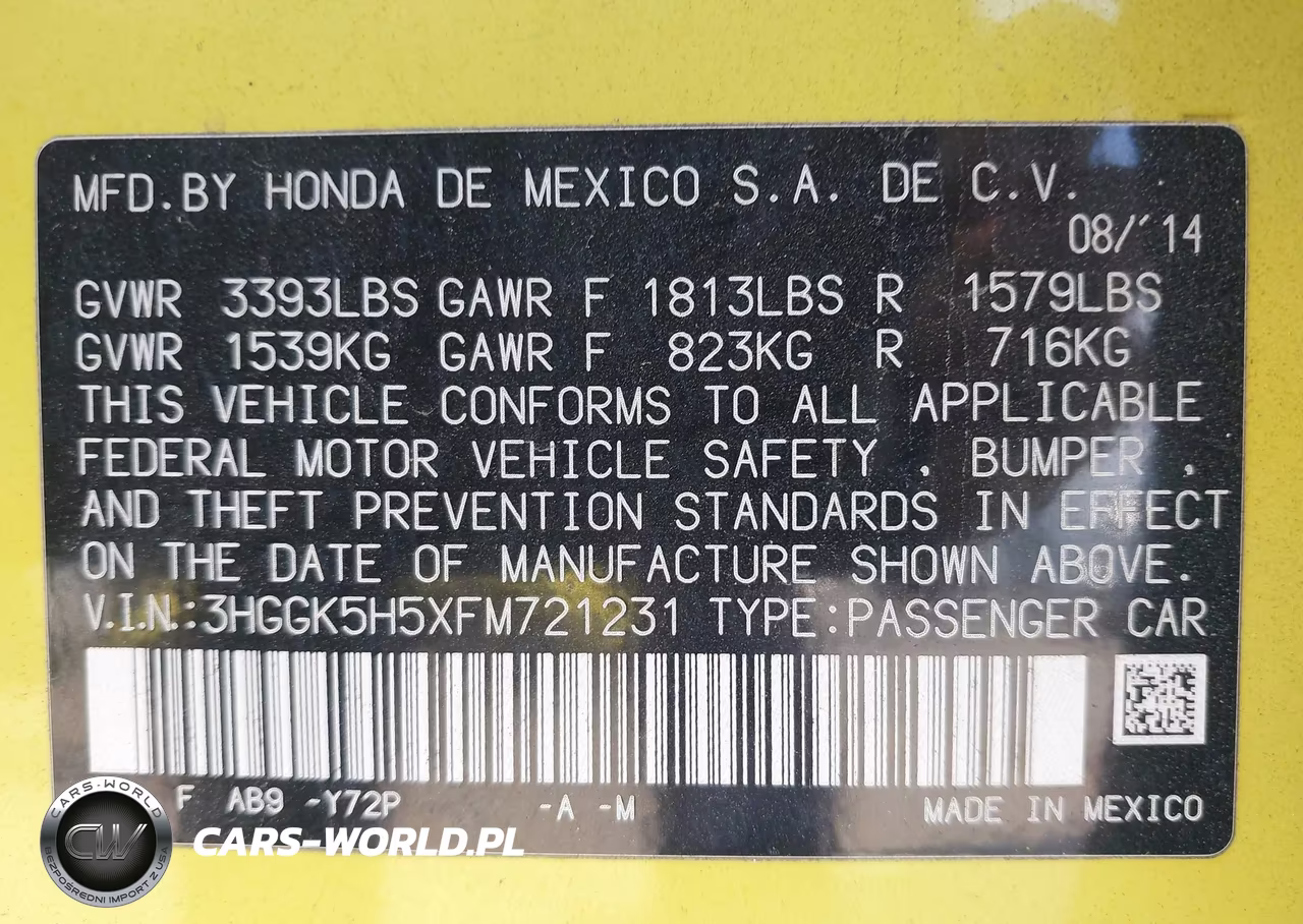 2015 Honda Fit Lx VIN:3HGGK5H5XFM721231 - 9