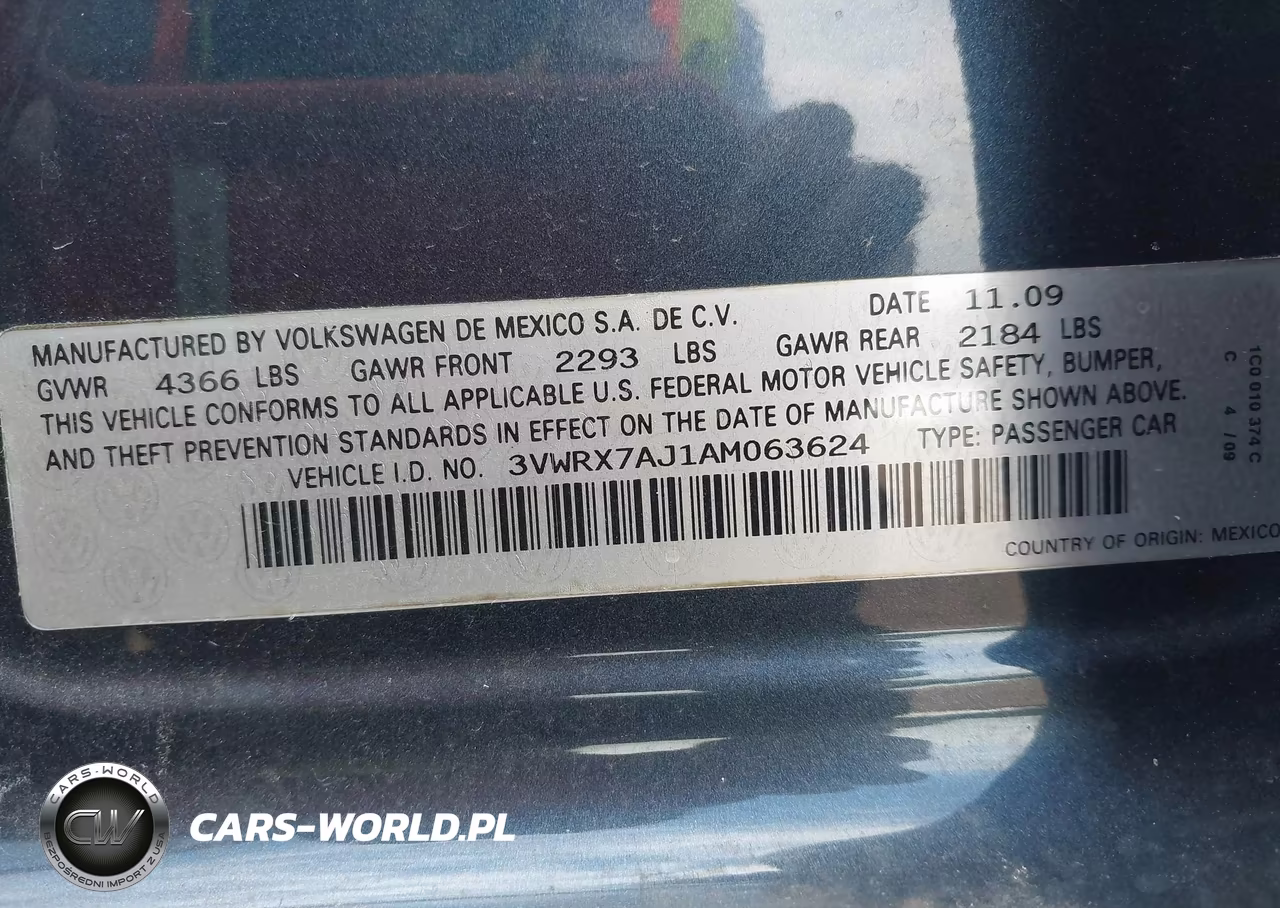 2010 Volkswagen Jetta Limited Edition-Se-Sel VIN:3VWRX7AJ1AM063624 - 9