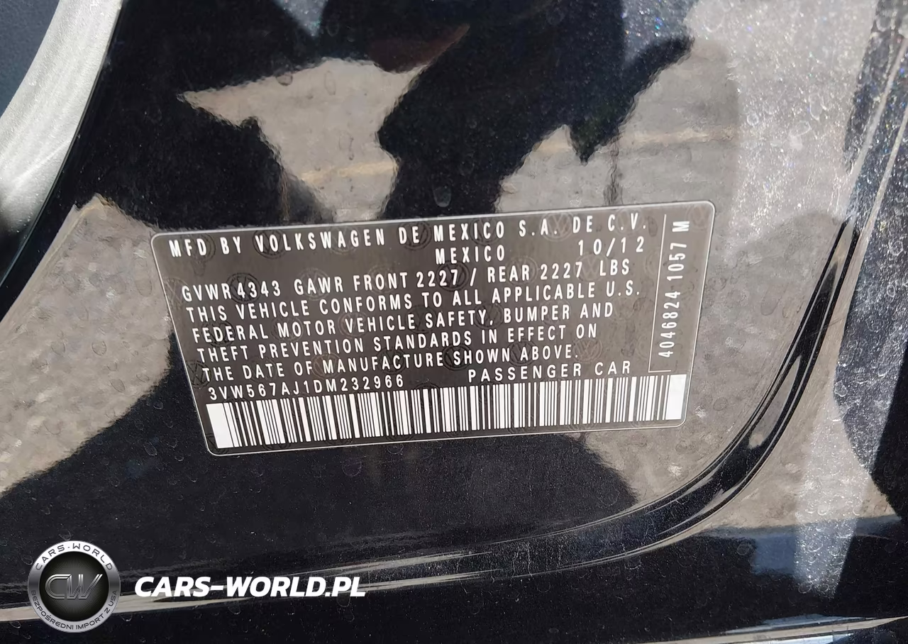 2013 Volkswagen Jetta Gli Autobahn W-Nav VIN:3VW567AJ1DM232966 - 9