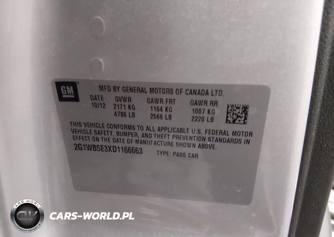 2013 Chevrolet Impala Lt VIN:2G1WB5E3XD1166663 - 9