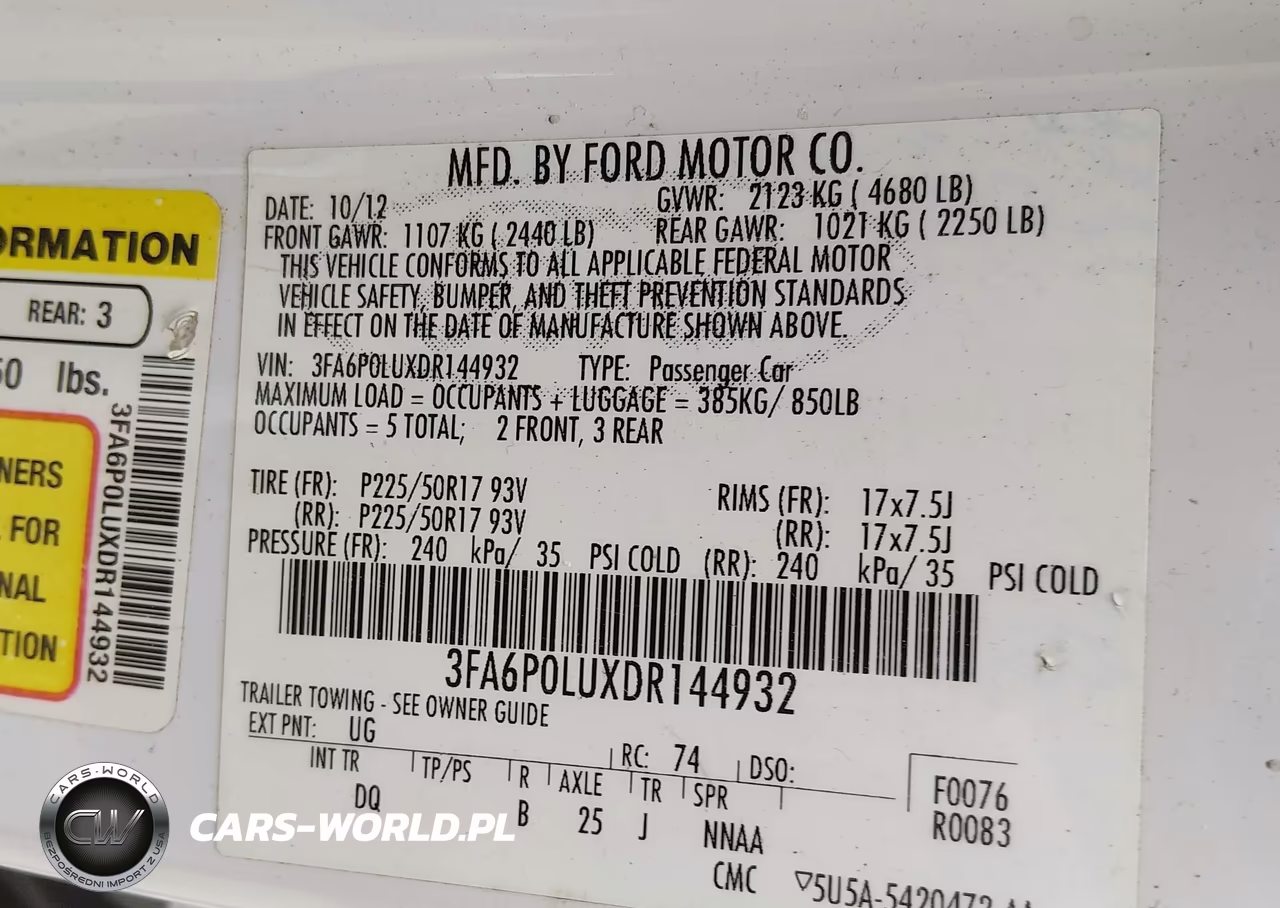 2013 Ford Fusion Hybrid Se VIN:3FA6P0LUXDR144932 - 9