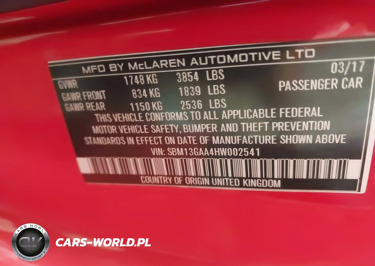 2017 Mclaren 570Gt VIN:SBM13GAA4HW002541 - 9