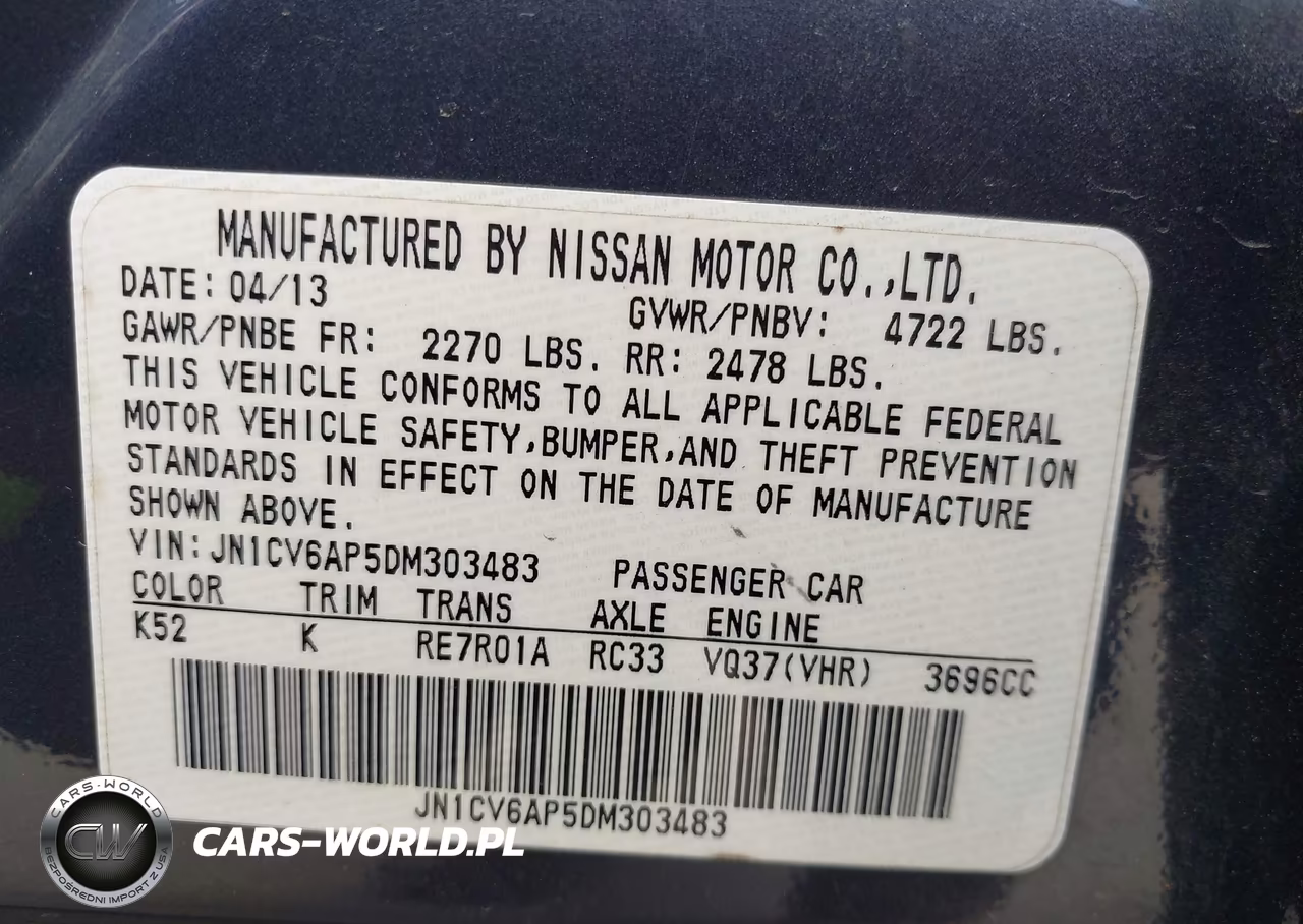 2013 Infiniti G37 Journey VIN:JN1CV6AP5DM303483 - 9