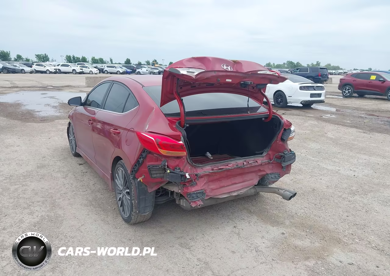 2018 Hyundai Elantra Sport VIN:KMHD04LB9JU485086 - 6