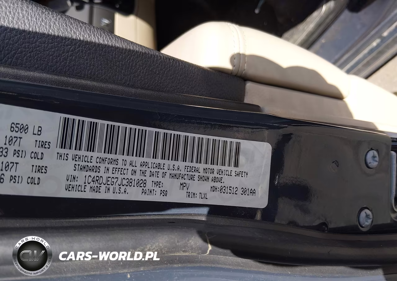 2018 Dodge Durango Citadel Awd VIN:1C4RDJEG7JC381028 - 9