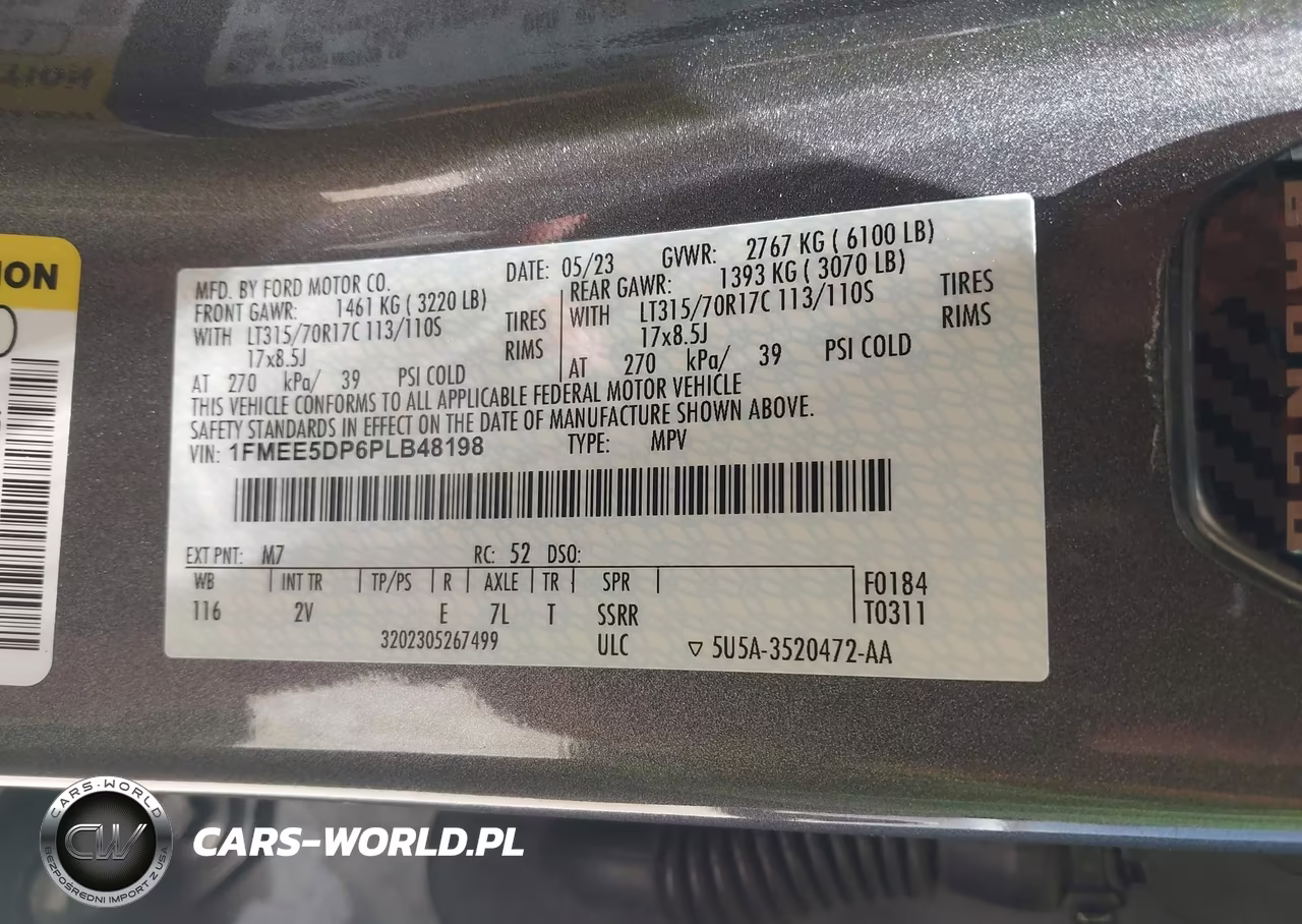 2023 Ford Bronco Outer Banks VIN:1FMEE5DP6PLB48198 - 9