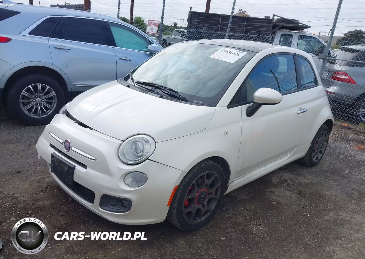 2012 Fiat 500 Sport VIN:3C3CFFBR9CT384950 - 2