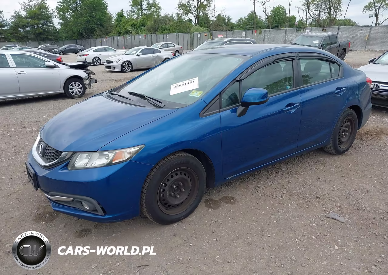 2013 Honda Civic Lx VIN:2HGFB2F5XDH575079 - 2