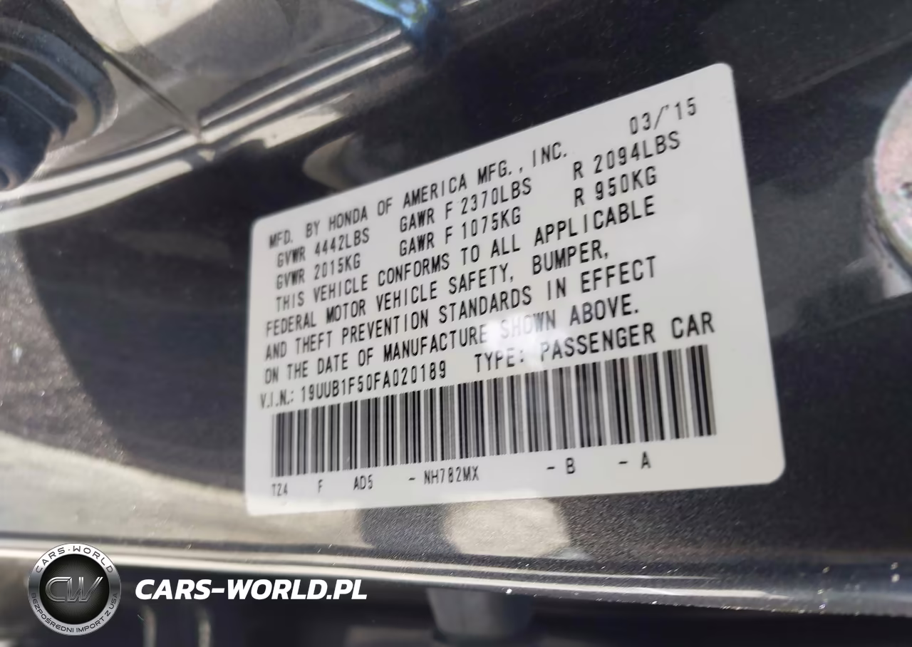 2015 Acura Tlx Tech VIN:19UUB1F50FA020189 - 9