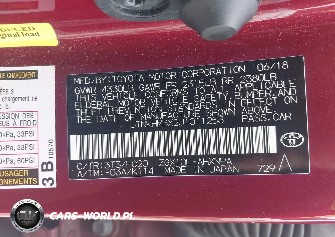 2018 Toyota C-Hr Xle VIN:JTNKHMBX2J1011253 - 9