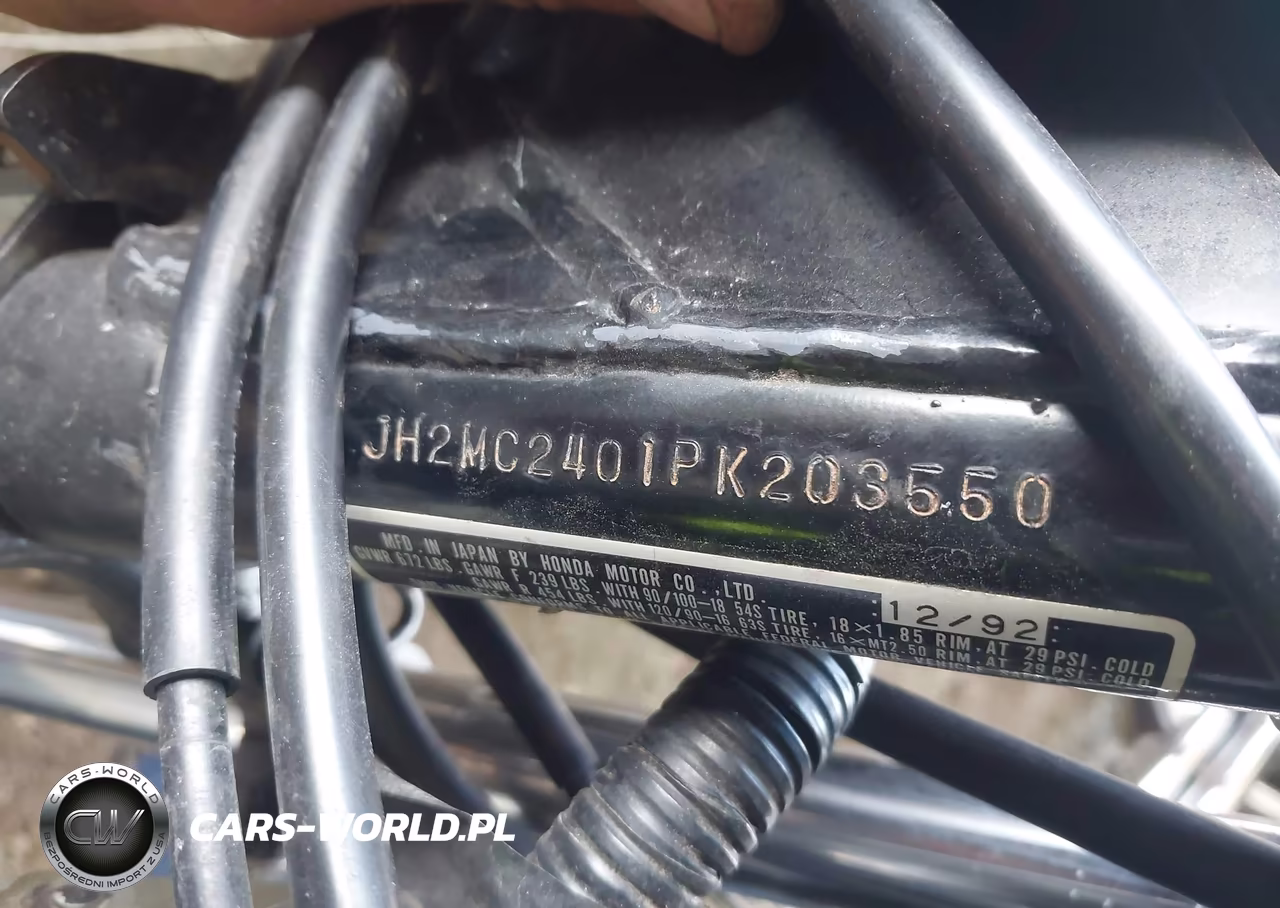 1993 Honda Cb250 VIN:JH2MC2401PK203550 - 10