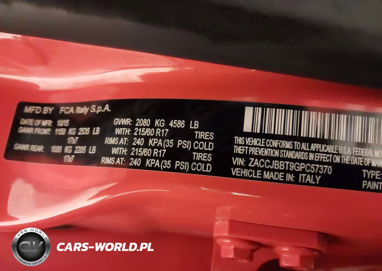 2016 Jeep Renegade Latitude VIN:ZACCJBBT9GPC57370 - 9