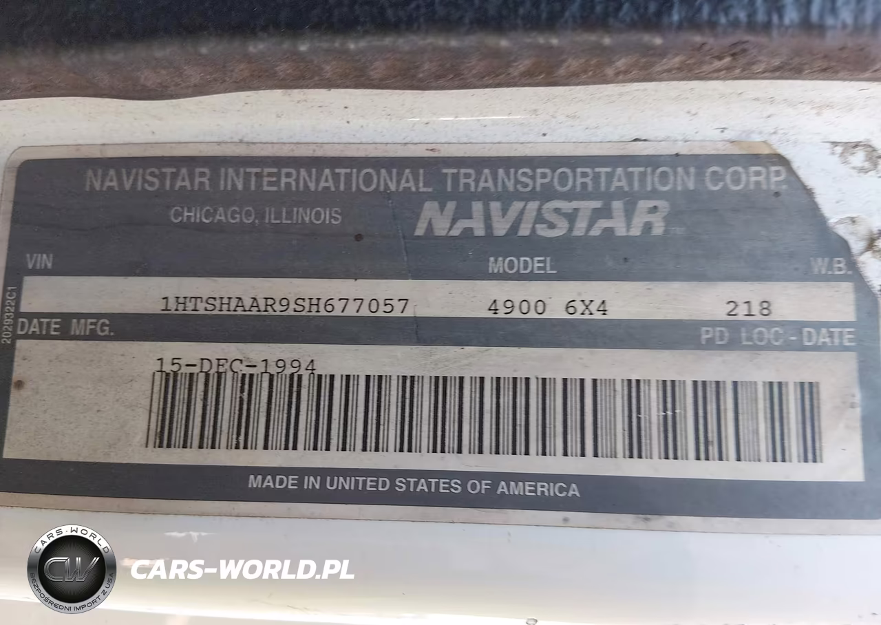 1995 International 4000 4900 VIN:1HTSHAAR9SH677057 - 8