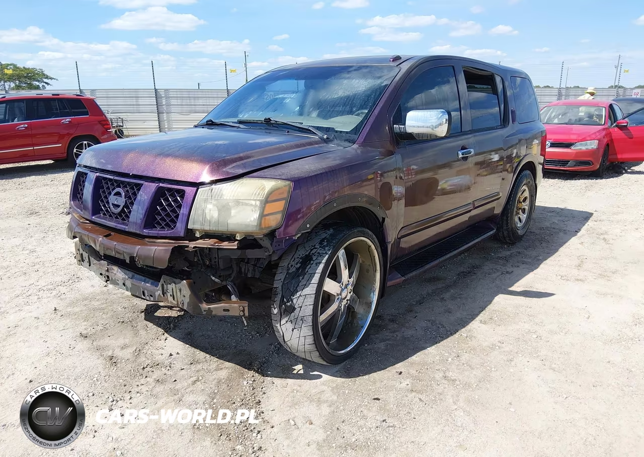 2008 Nissan Armada Se VIN:5N1BA08D28N632781 - 2