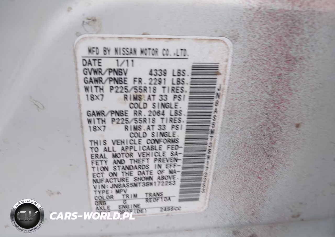 2011 Nissan Rogue Sv VIN:JN8AS5MT3BW172253 - 9