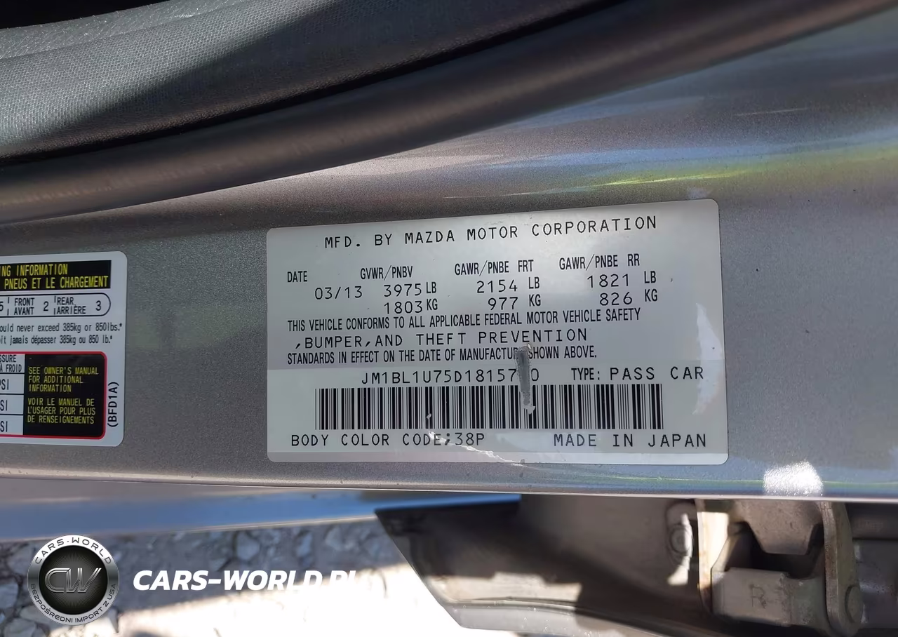 2013 Mazda Mazda3 I Sport VIN:JM1BL1U75D1815730 - 9