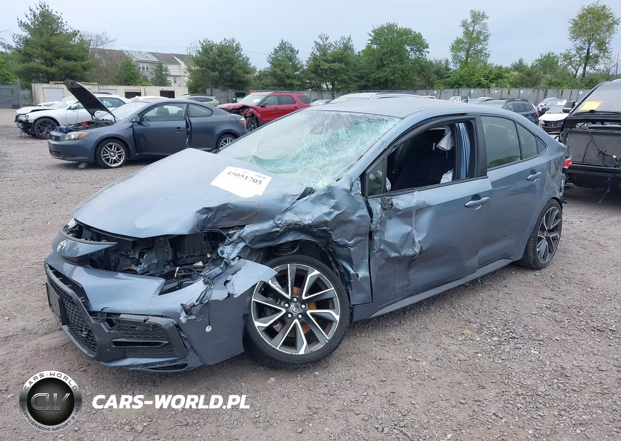 2021 Toyota Corolla Se VIN:JTDS4MCE4MJ056678 - 2