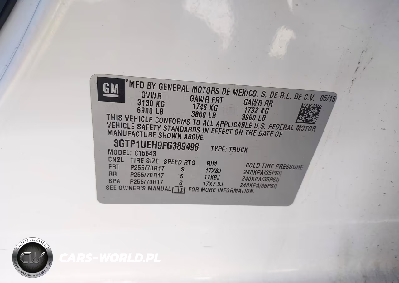 2015 GMC Sierra 1500 Sle VIN:3GTP1UEH9FG389498 - 9