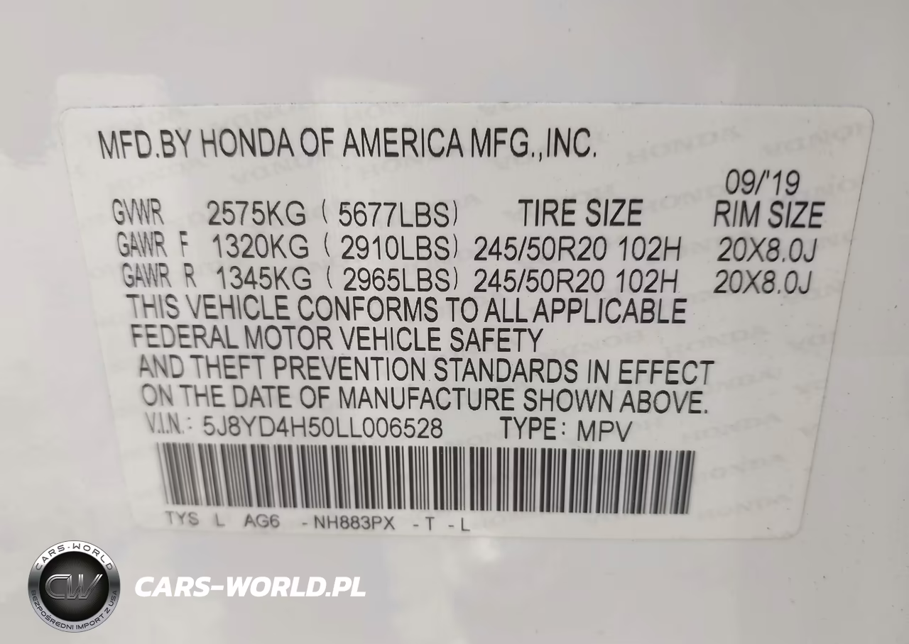 2020 Acura Mdx Technology Package VIN:5J8YD4H50LL006528 - 9