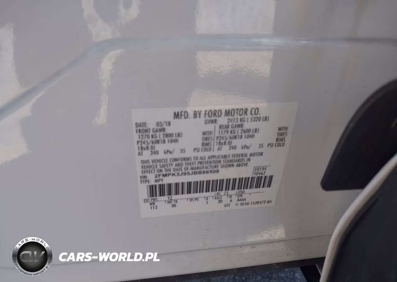 2018 Ford Edge Sel VIN:2FMPK3J95JBB86508 - 9