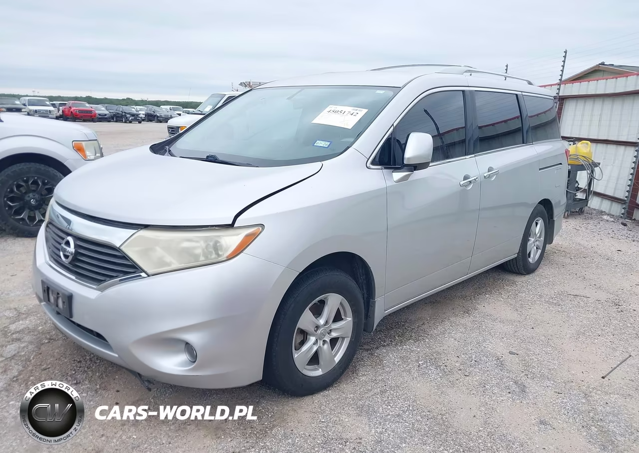 2013 Nissan Quest Sv VIN:JN8AE2KP2D9068186 - 2