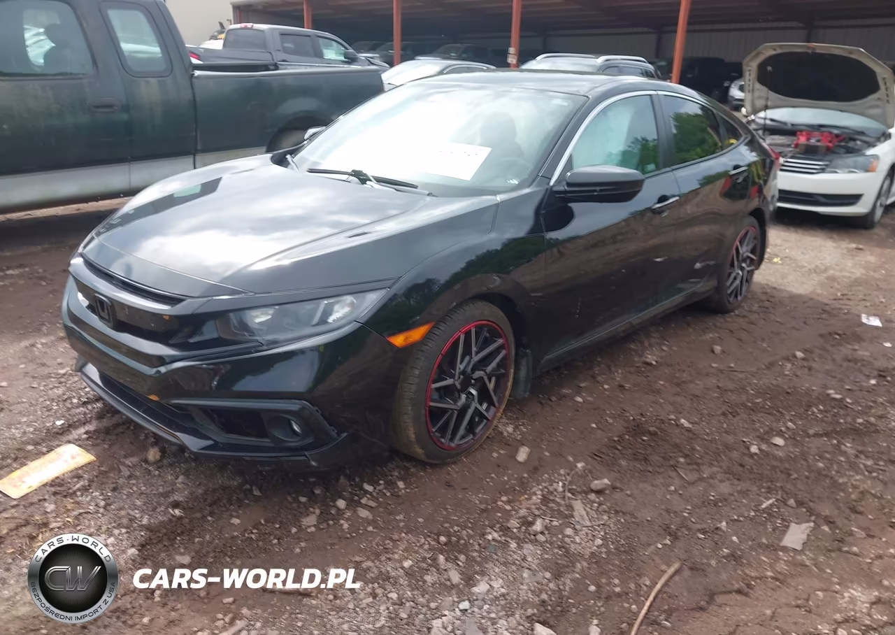 2019 Honda Civic Sport VIN:2HGFC2F86KH596208 - 2