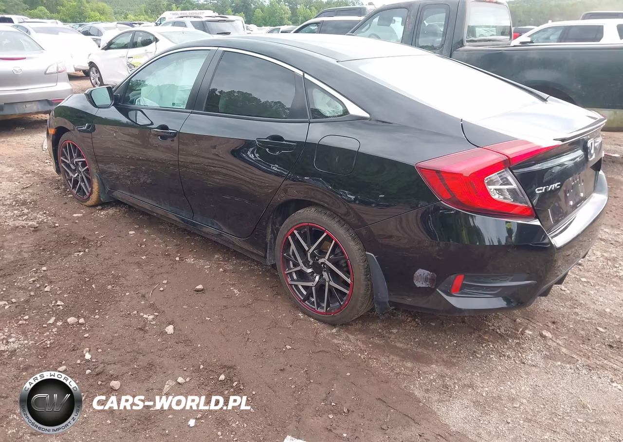 2019 Honda Civic Sport VIN:2HGFC2F86KH596208 - 3