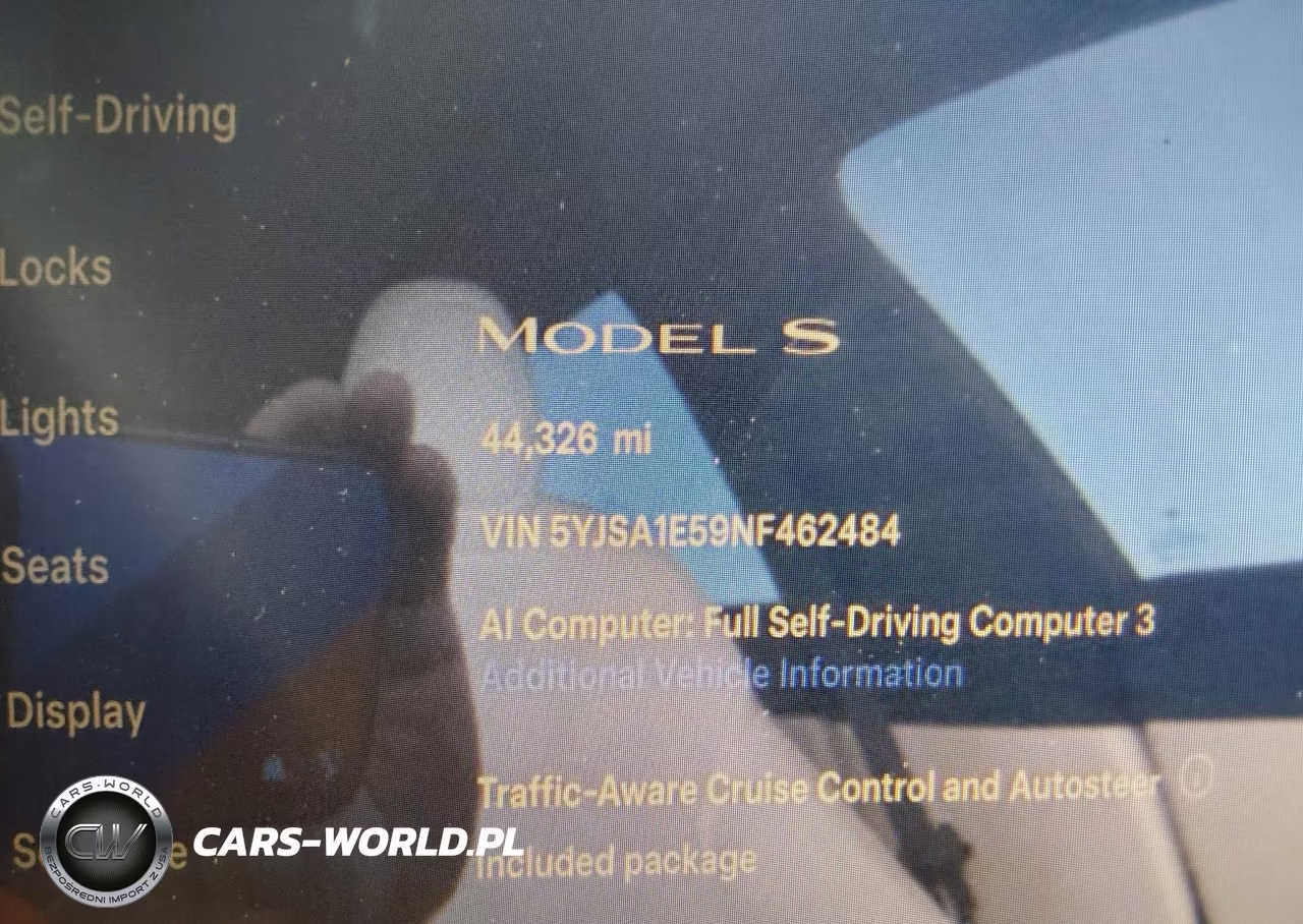 2022 Tesla Model S Dual Motor All-Wheel Drive VIN:5YJSA1E59NF462484 - 7
