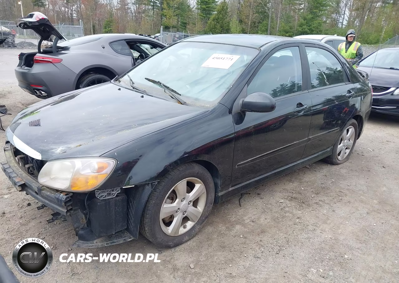 2007 Kia Spectra Sx VIN:KNAFE122675006637 - 2
