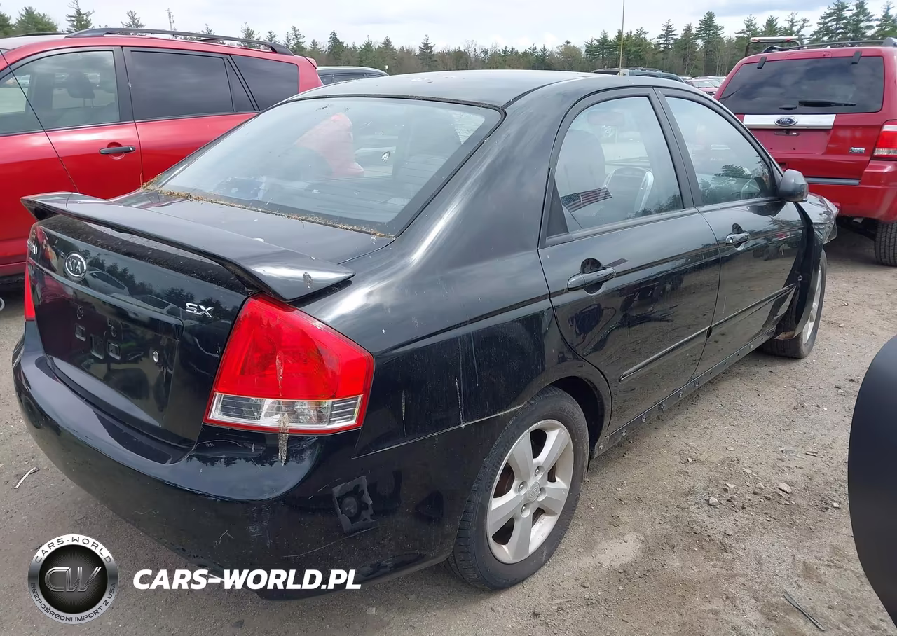 2007 Kia Spectra Sx VIN:KNAFE122675006637 - 4