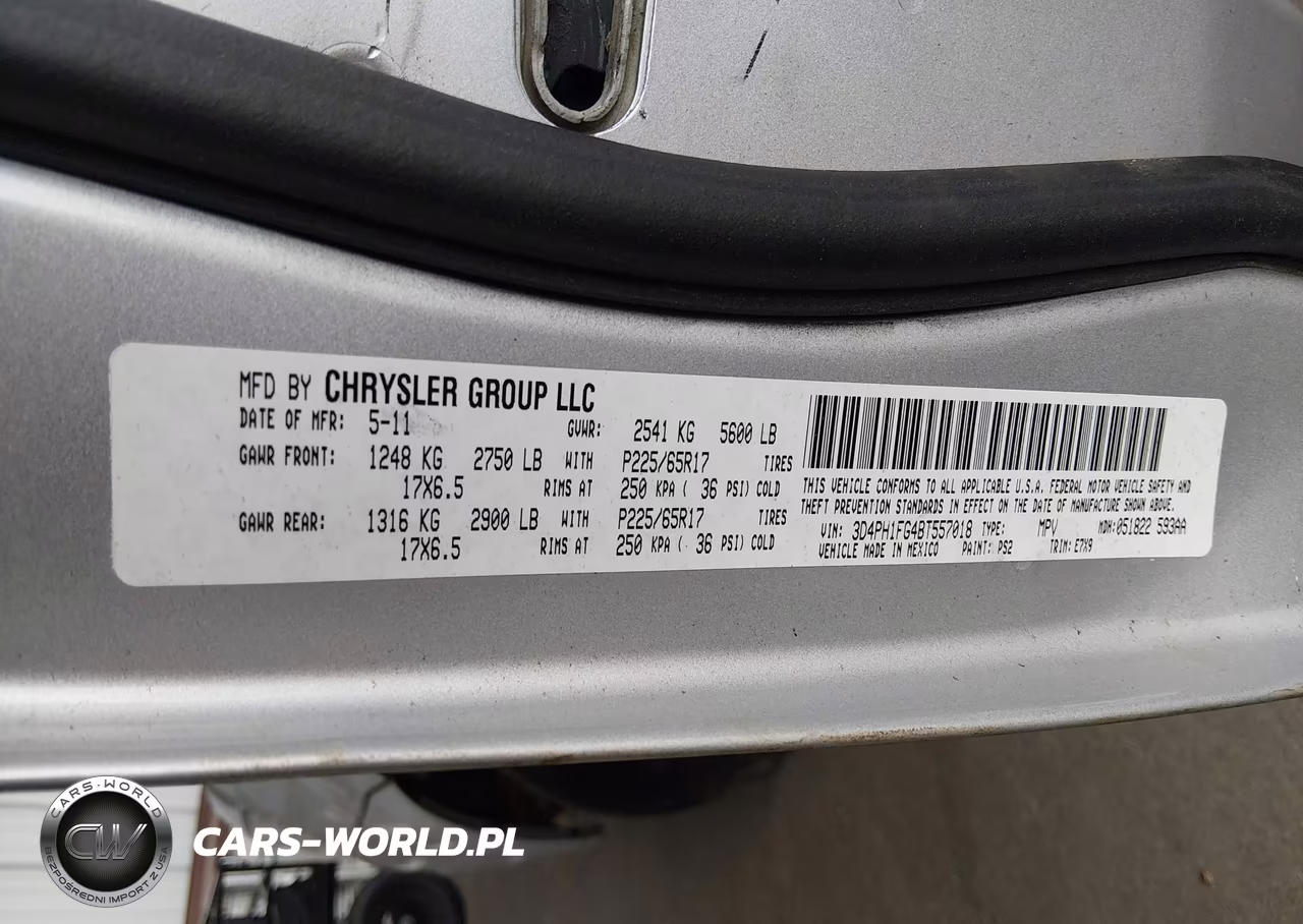 2011 Dodge Journey Mainstreet VIN:3D4PH1FG4BT557018 - 9
