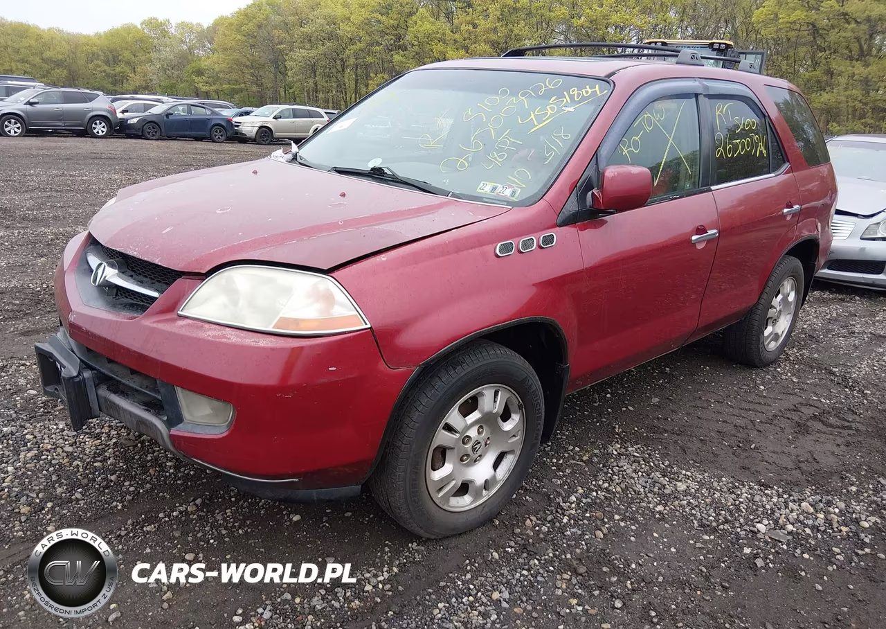 2002 Acura Mdx VIN:2HNYD18652H501836 - 2