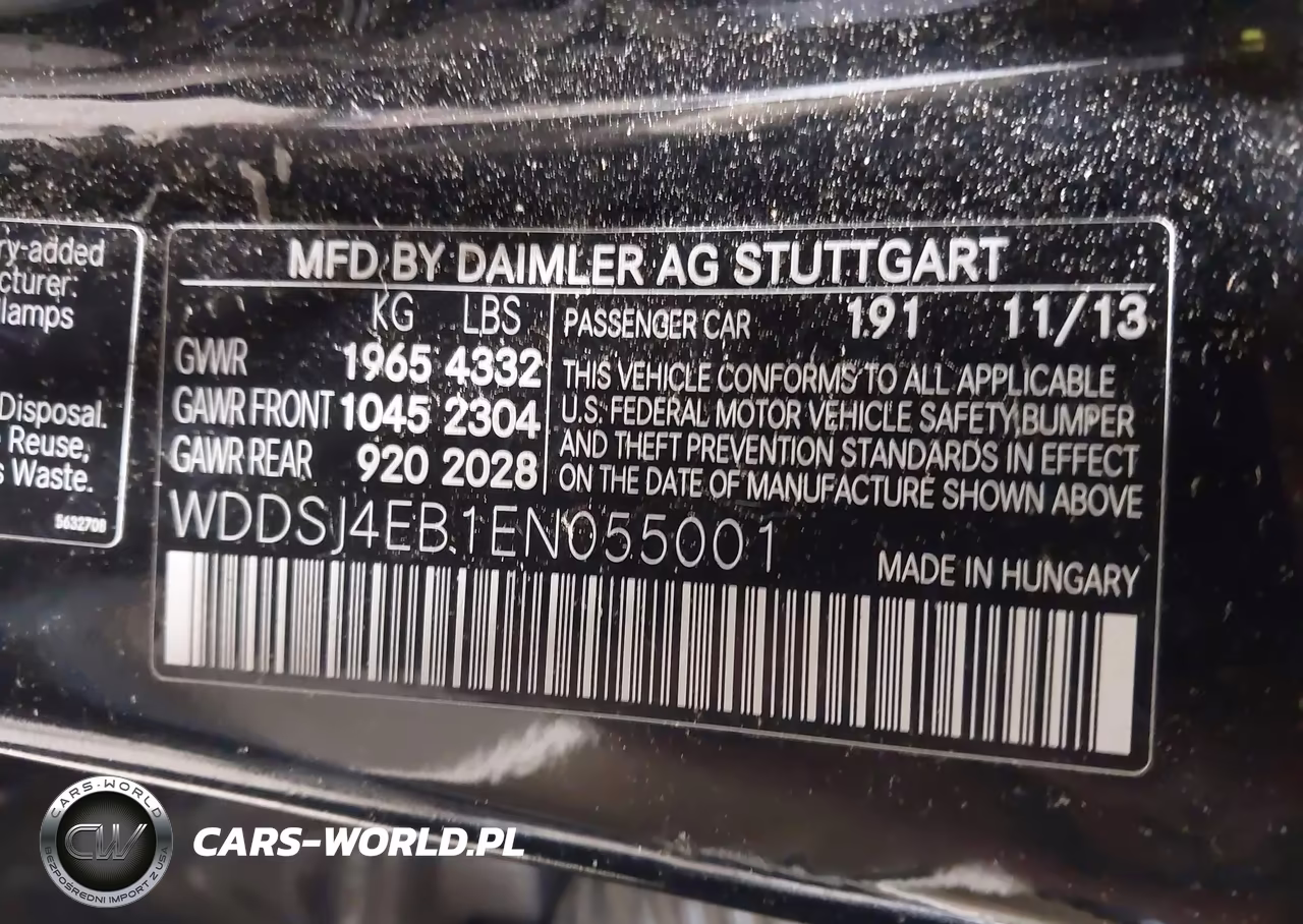 2014 Mercedes-Benz Cla 250 VIN:WDDSJ4EB1EN055001 - 9