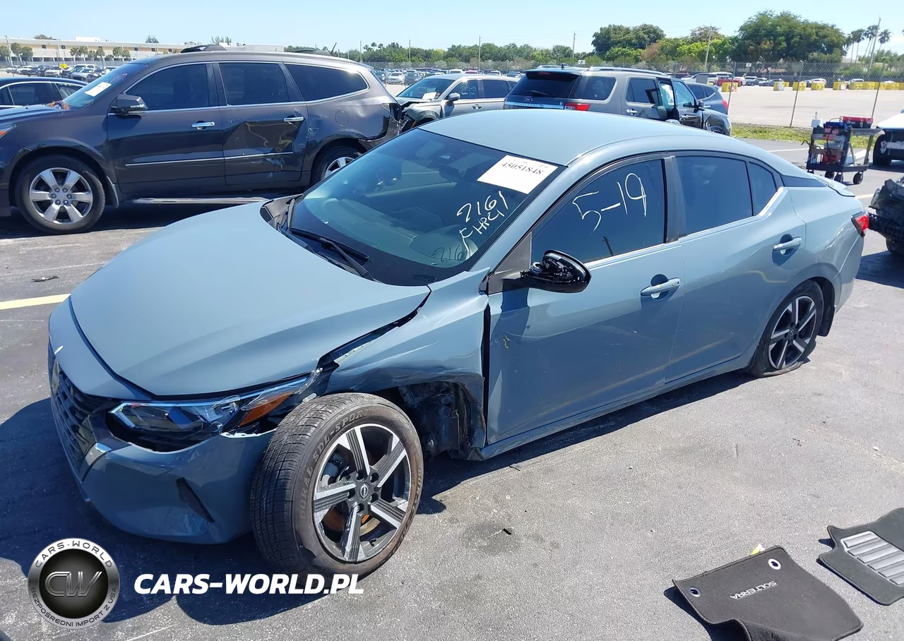 2024 Nissan Sentra Sv Xtronic Cvt VIN:3N1AB8CV3RY282161 - 2
