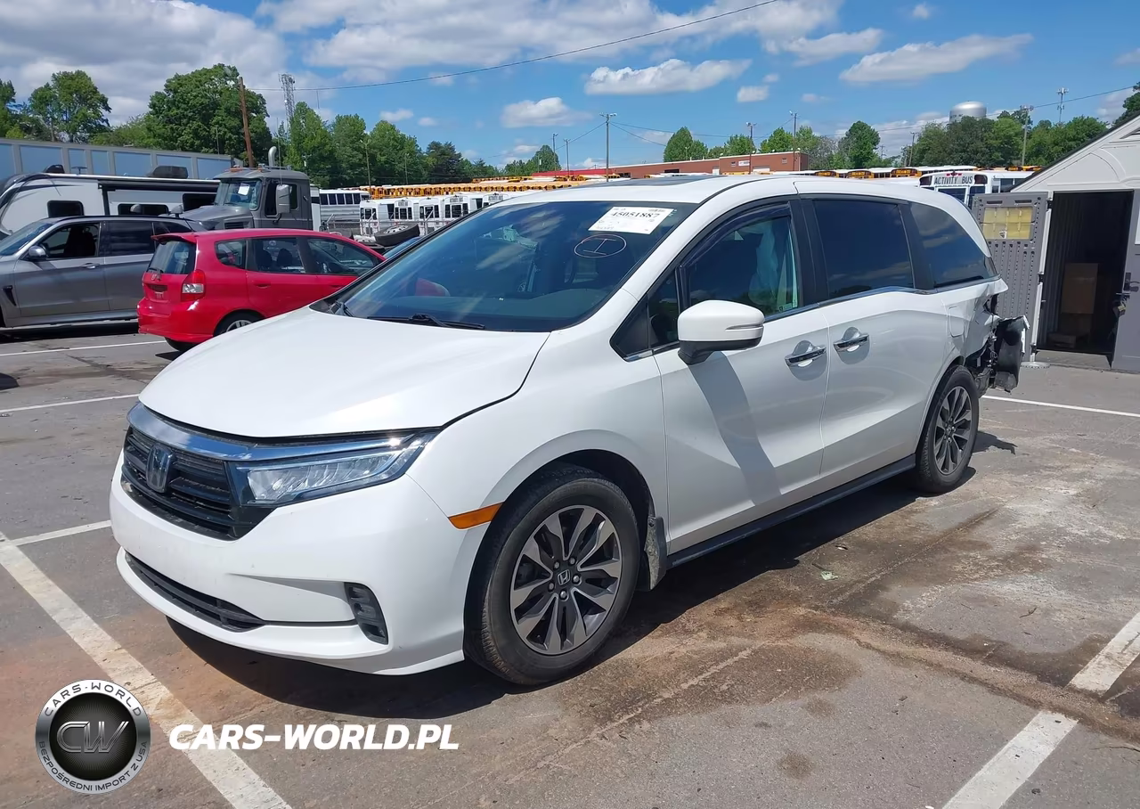 2022 Honda Odyssey Ex-L VIN:5FNRL6H79NB014121 - 2