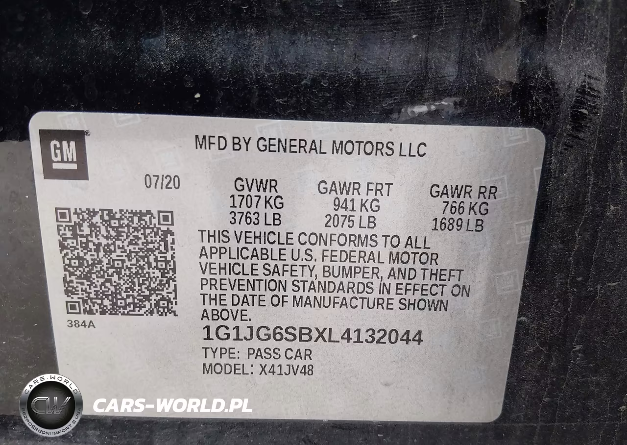 2020 Chevrolet Sonic Fwd 1Fl 5-Door VIN:1G1JG6SBXL4132044 - 9