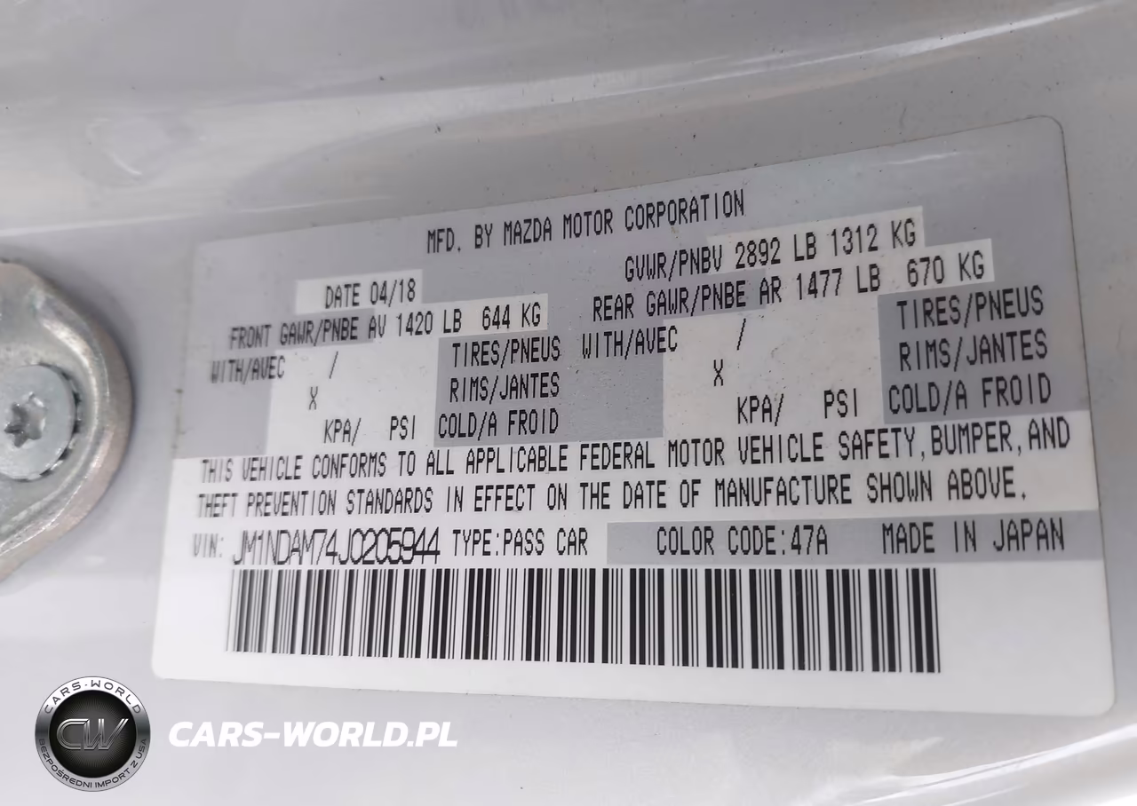 2018 Mazda Mx-5 Miata Rf Grand Touring VIN:JM1NDAM74J0205944 - 9