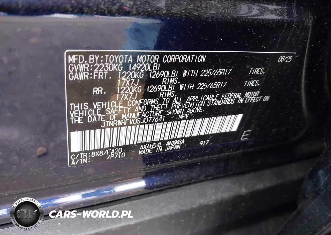 2025 Toyota Rav4 Hybrid Xle VIN:JTMRWRFV0SJ077641 - 9