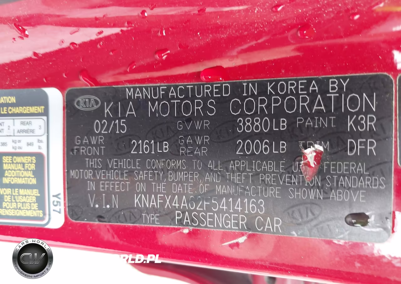 2015 Kia Forte Lx VIN:KNAFX4A62F5414163 - 9