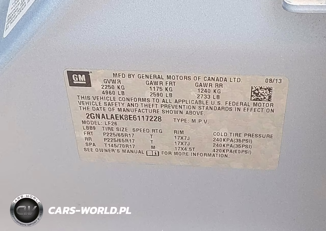 2014 Chevrolet Equinox Ls VIN:2GNALAEK8E6117228 - 9